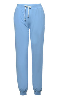Women Light Blue Solid Swimming Pants