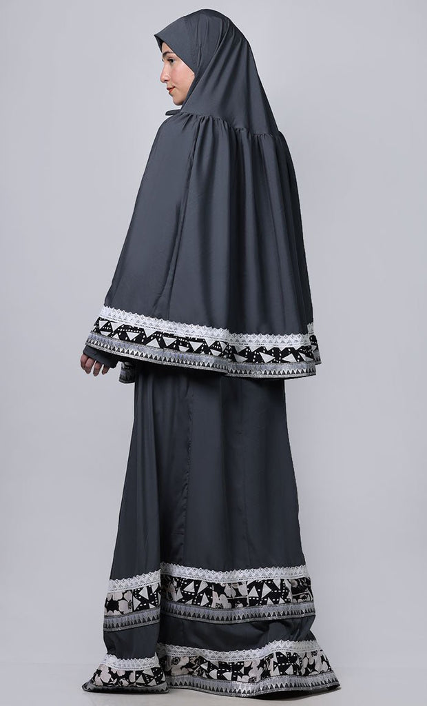 Women's Black Prayer Dress - EastEssence.com