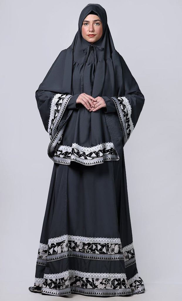 Women's Black Prayer Dress - EastEssence.com