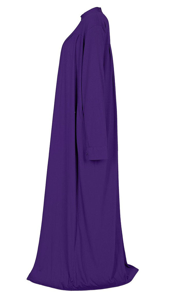 Women's Everydaywear Purple Viscose Jersey Abaya - EastEssence.com