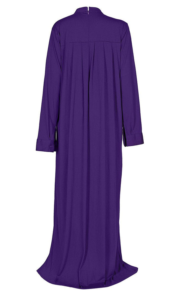 Women's Everydaywear Purple Viscose Jersey Abaya - EastEssence.com