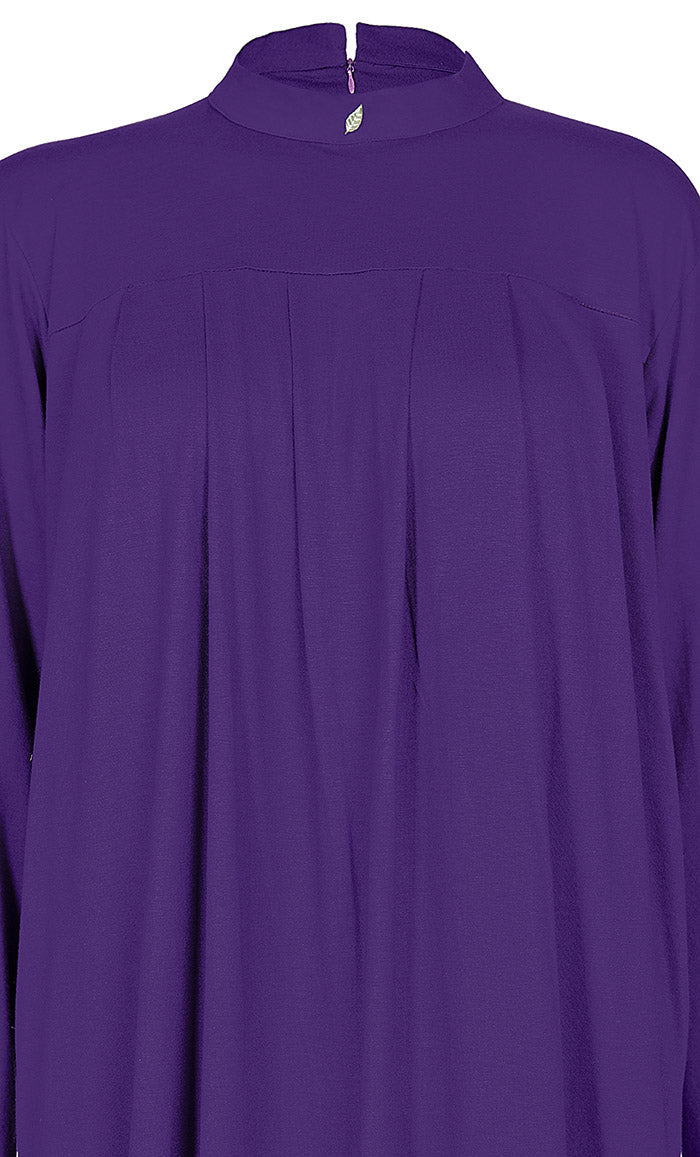 Women's Everydaywear Purple Viscose Jersey Abaya - EastEssence.com