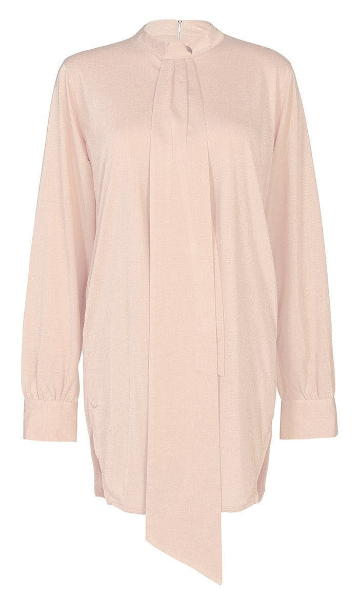Tunique femme en jersey de viscose couleur sable au quotidien