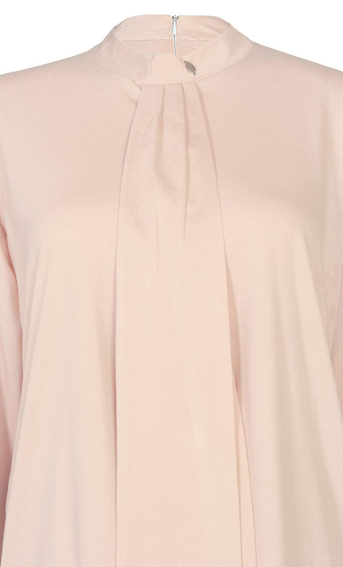 Women's Everydaywear Sand Viscose Jersey Tunic - EastEssence.com