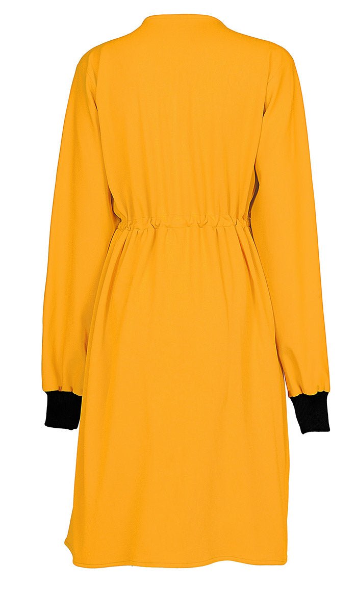 Women's Yellow Warm Pantorama Tunic - EastEssence.com