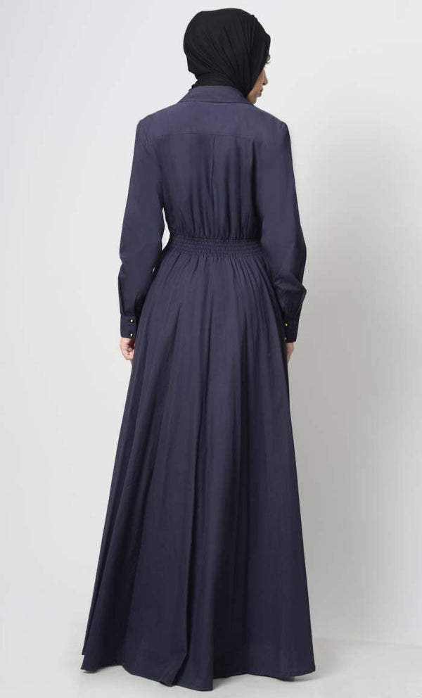 Your Everday Button Down Abaya - EastEssence.com