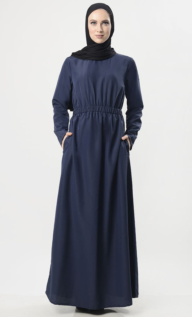 Your Workwear Abaya With Pockets - EastEssence.com