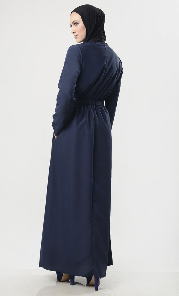 Your Workwear Abaya With Pockets - EastEssence.com